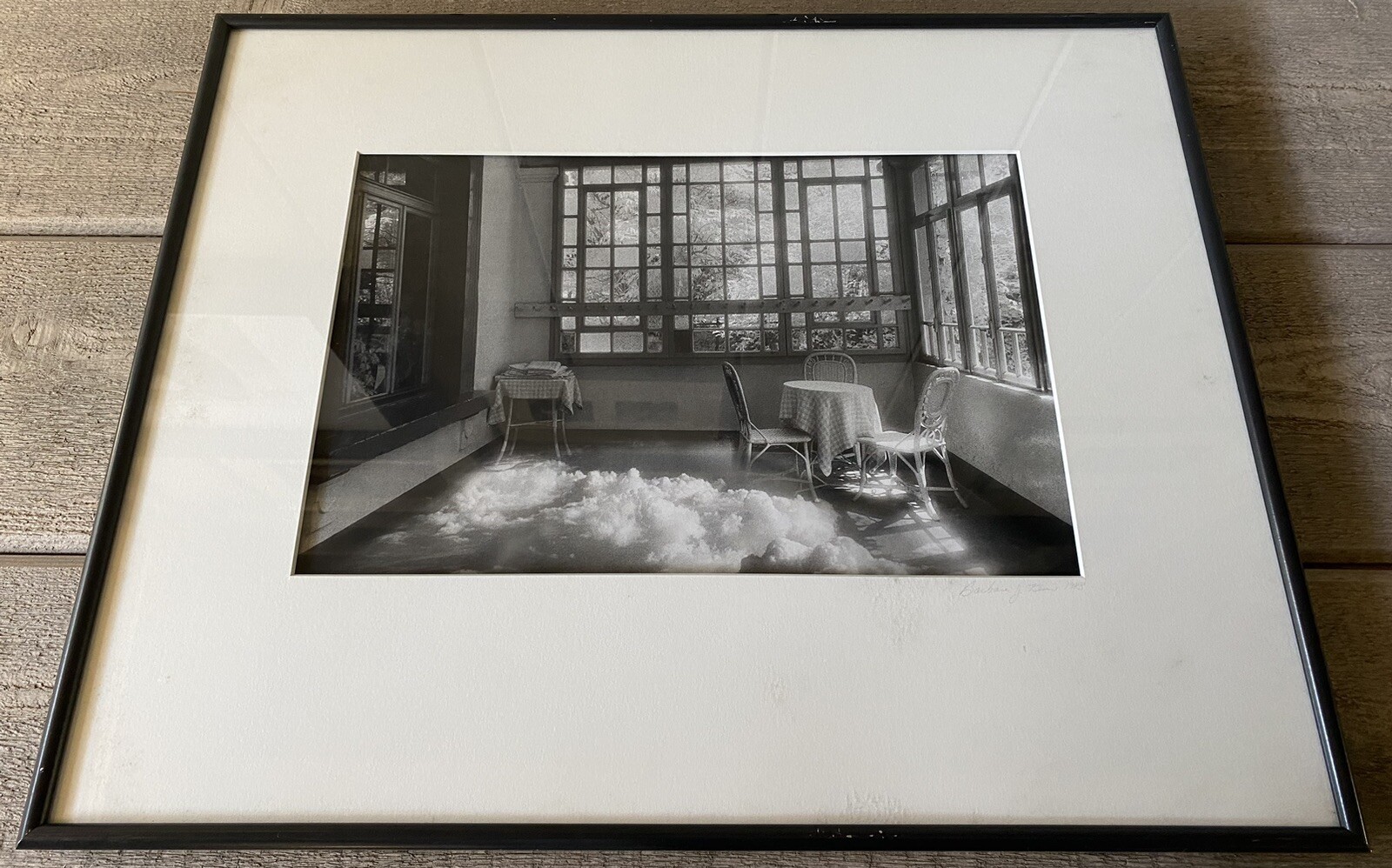 Barbara J Kline Original Fine Art Photograph Print Signed ’83 Framed