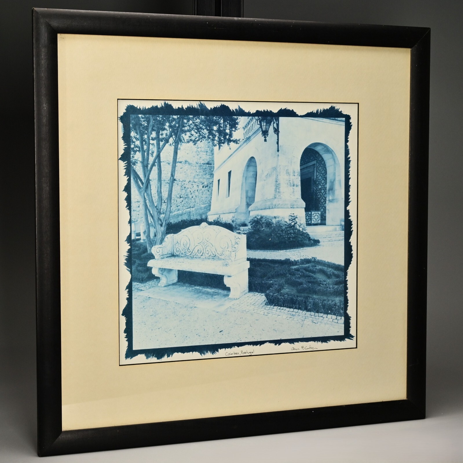 ALAN BLAUSTEIN Original Vintage Signed Coimbra Europe Landscape Photograph Print