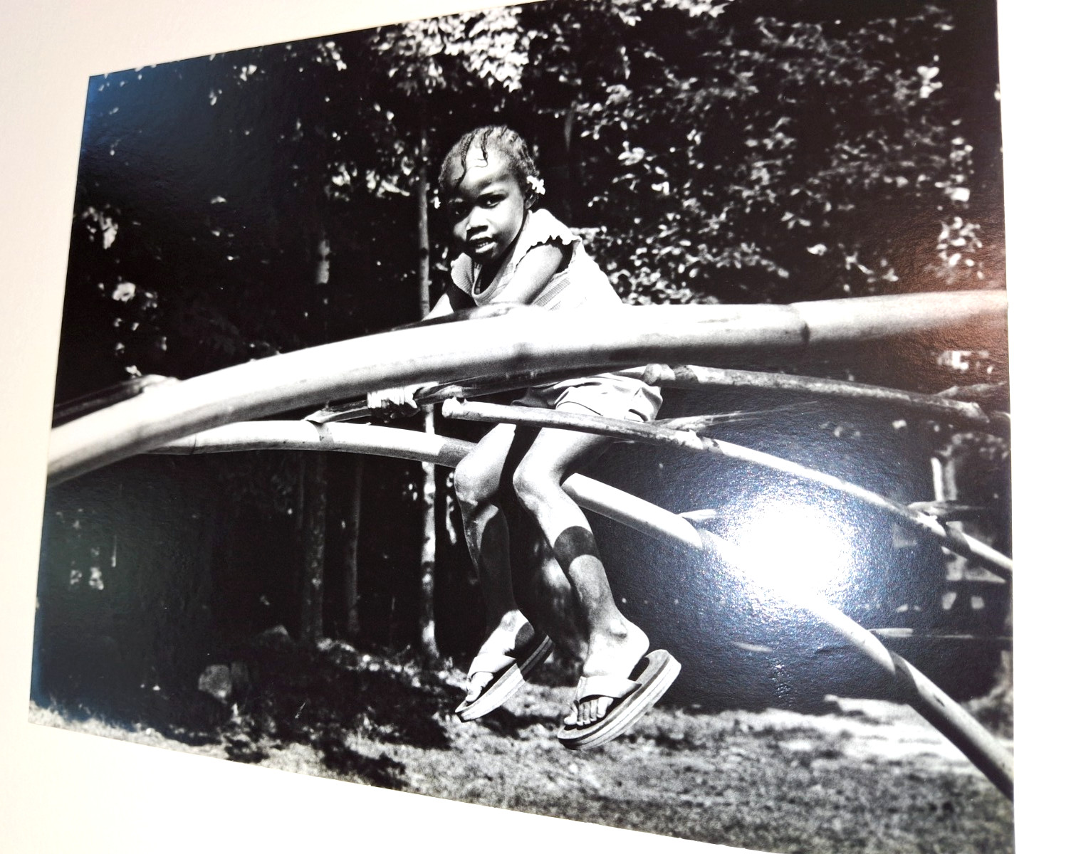 B+W Photography 8″x10″ Kids at Camp 4 Portrait Gelatin Silver Print Vtg Darkroom