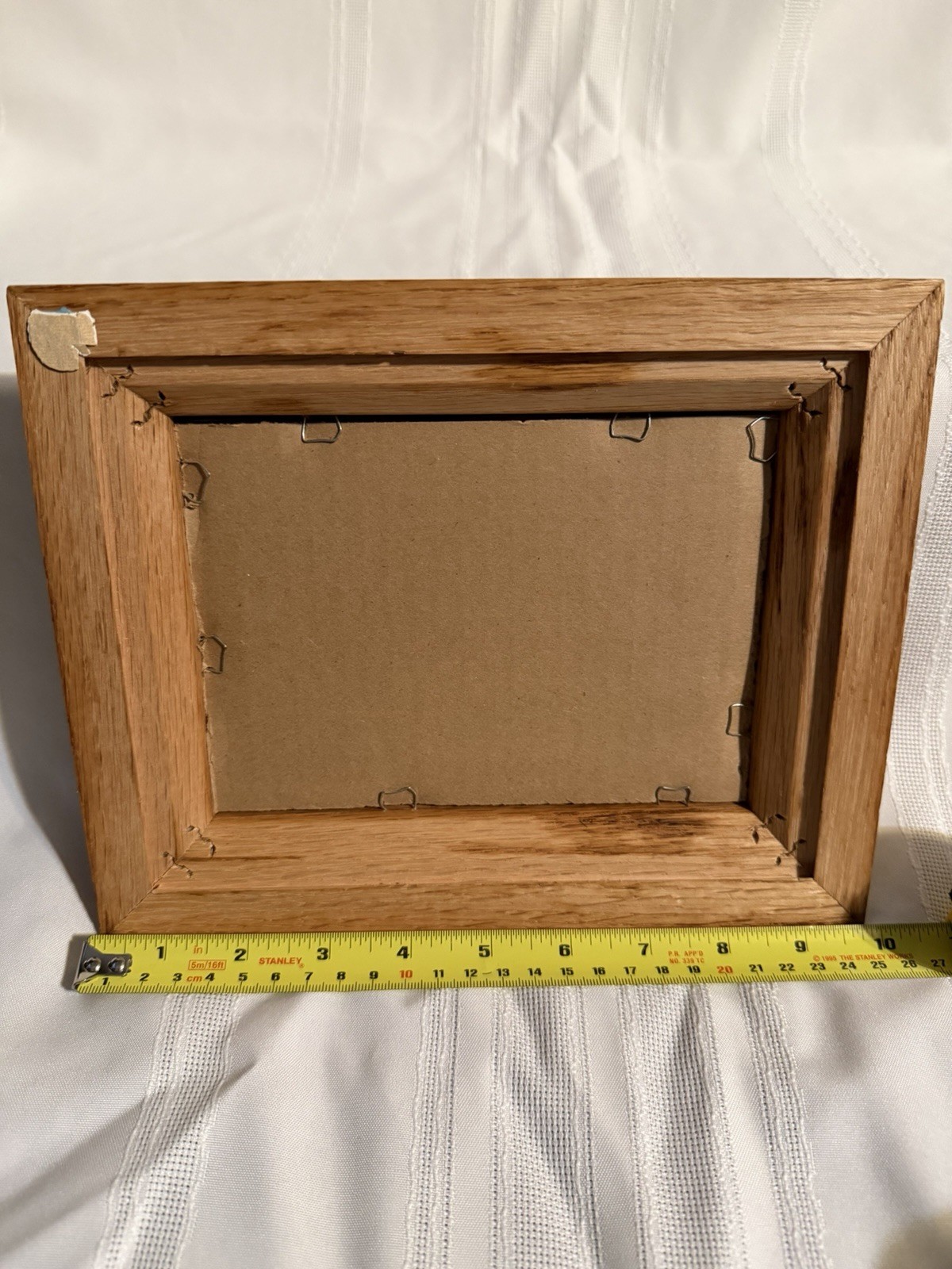 Signed Matted Outhouse Photograph 5×7 Print 9.5×7 Oak Frame