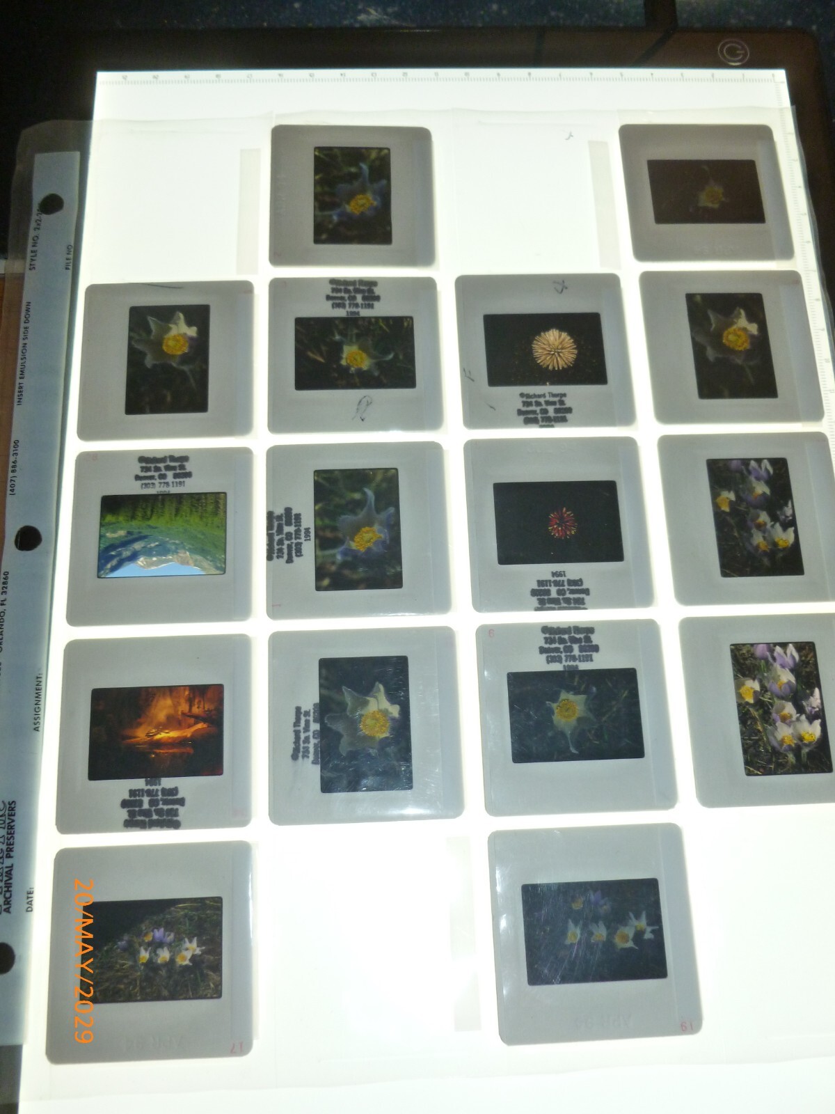 200pc Family & Professional 1990s Photo Slides Mountains Colorado Fireworks