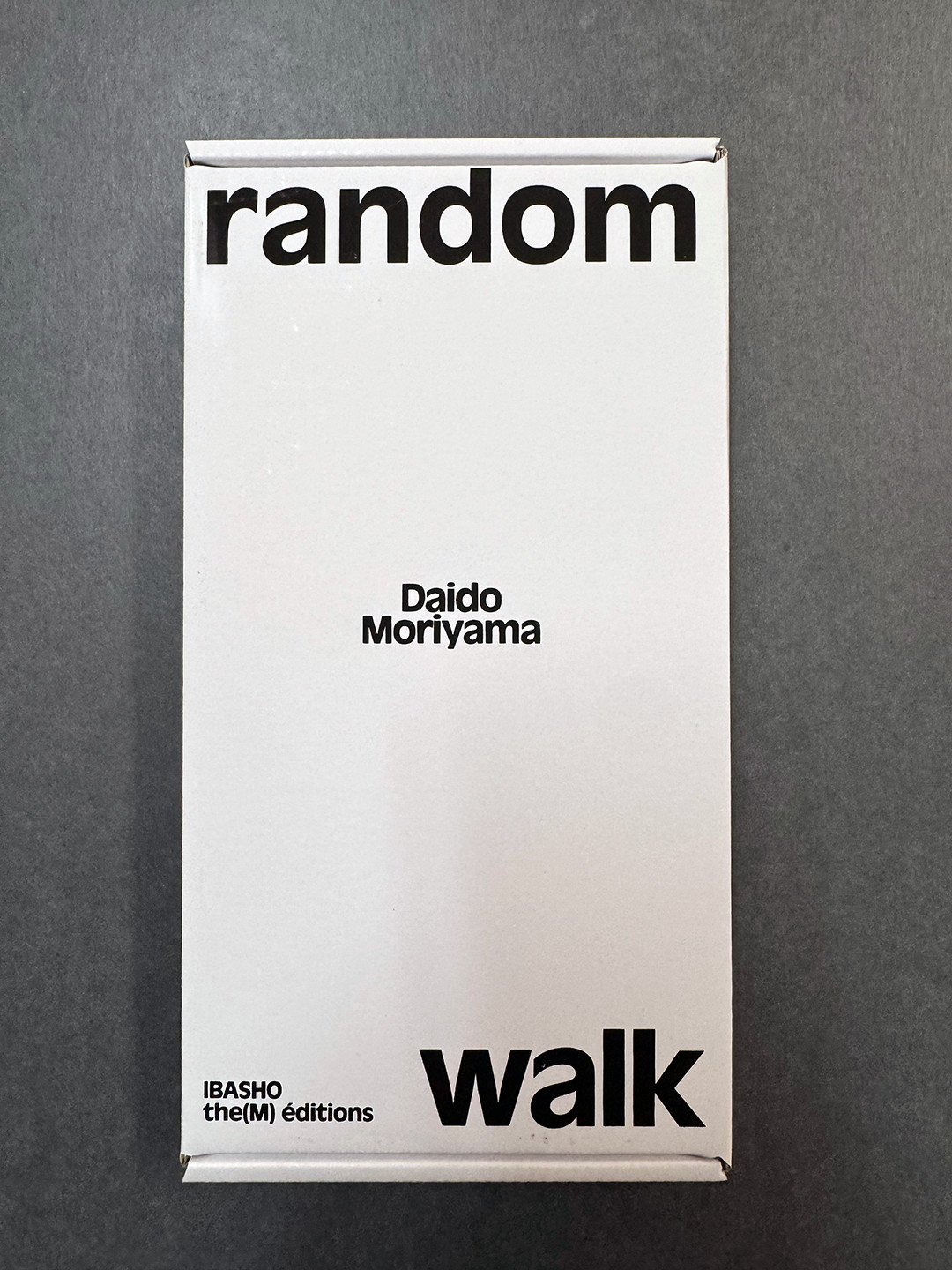 Signed! Daido Moriyama : Random Walk Limited Edition, Polaroid stickers OOP