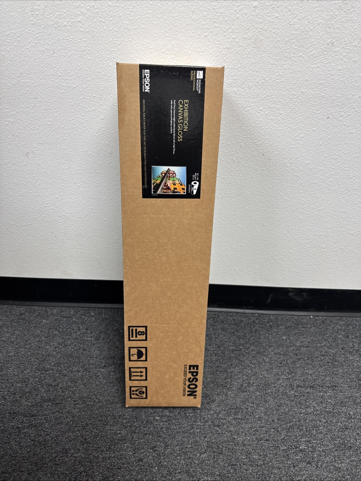 Epson Archival inkjet paper for fine art, Exhibition Canvas Gloss, 24”x40′,22mil
