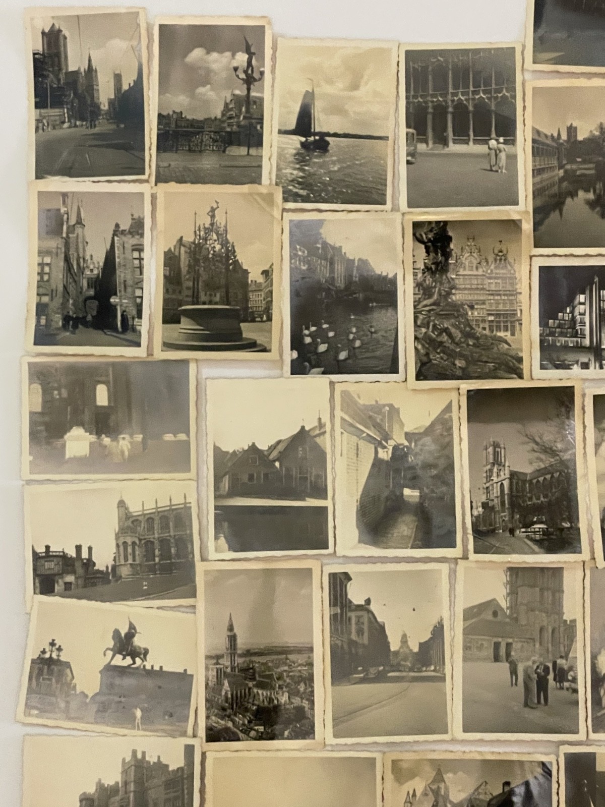 60 Original 1950s Travel Photos – Worldwide Landmarks & Cities – Collectible Lot