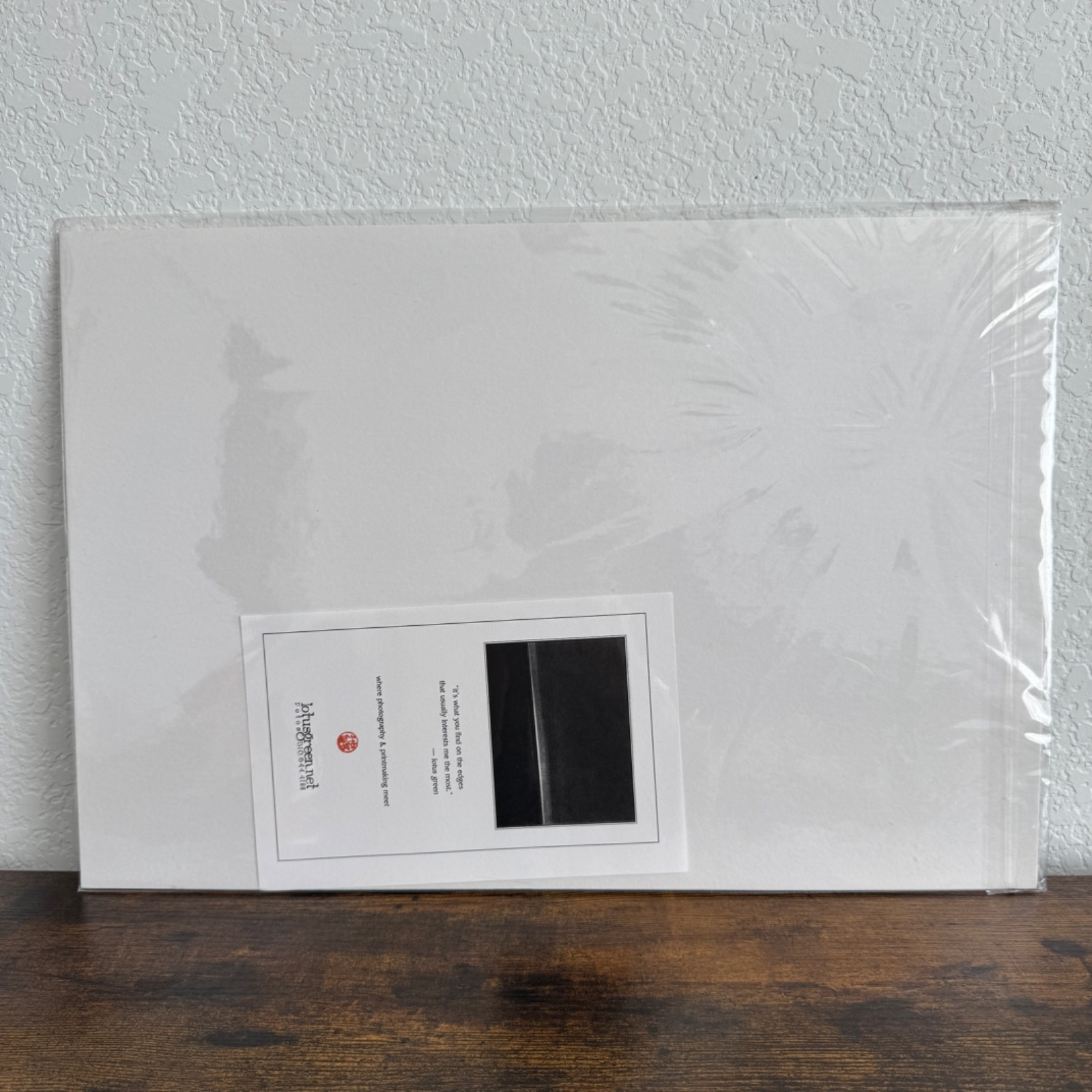 VTG Photography Art Print Landscape Hills With Lake 2004 Sealed Packaging 19×13″