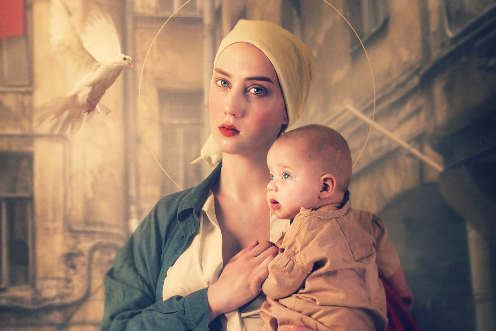 An Imaginative Folio of Six Signed Photographs – Fine Art Portraits of Children