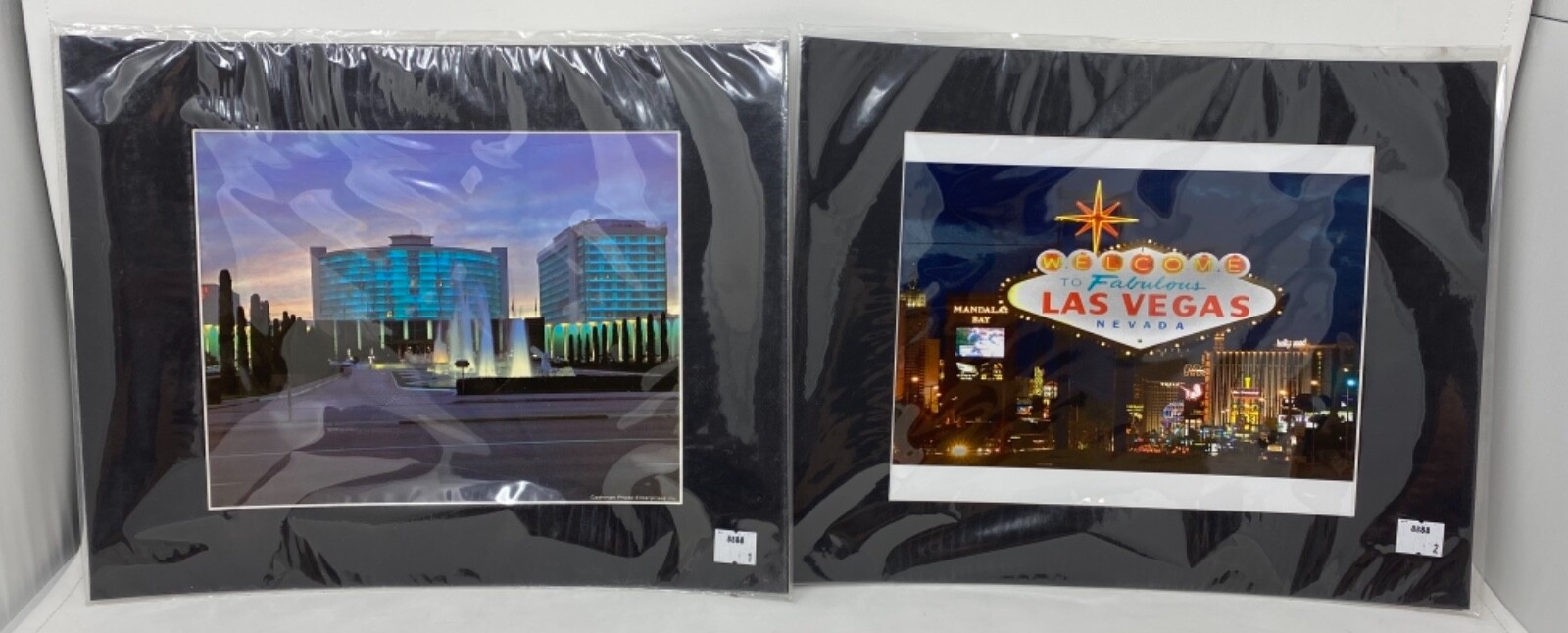 Various Las Vegas Cityscape Framed Photographs