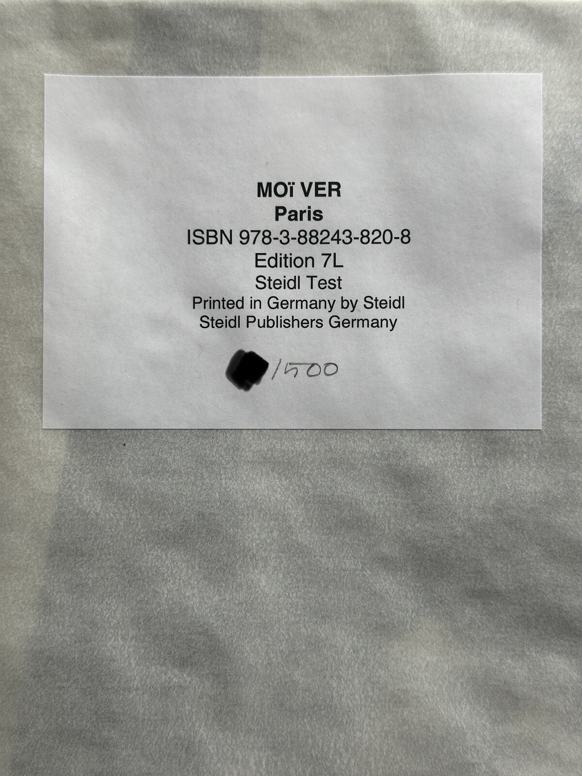 🎈Sup RARE! Moi Ver – PARIS, 2004, Steidl Limited Ed, Brand NEW, Fernand Léger
