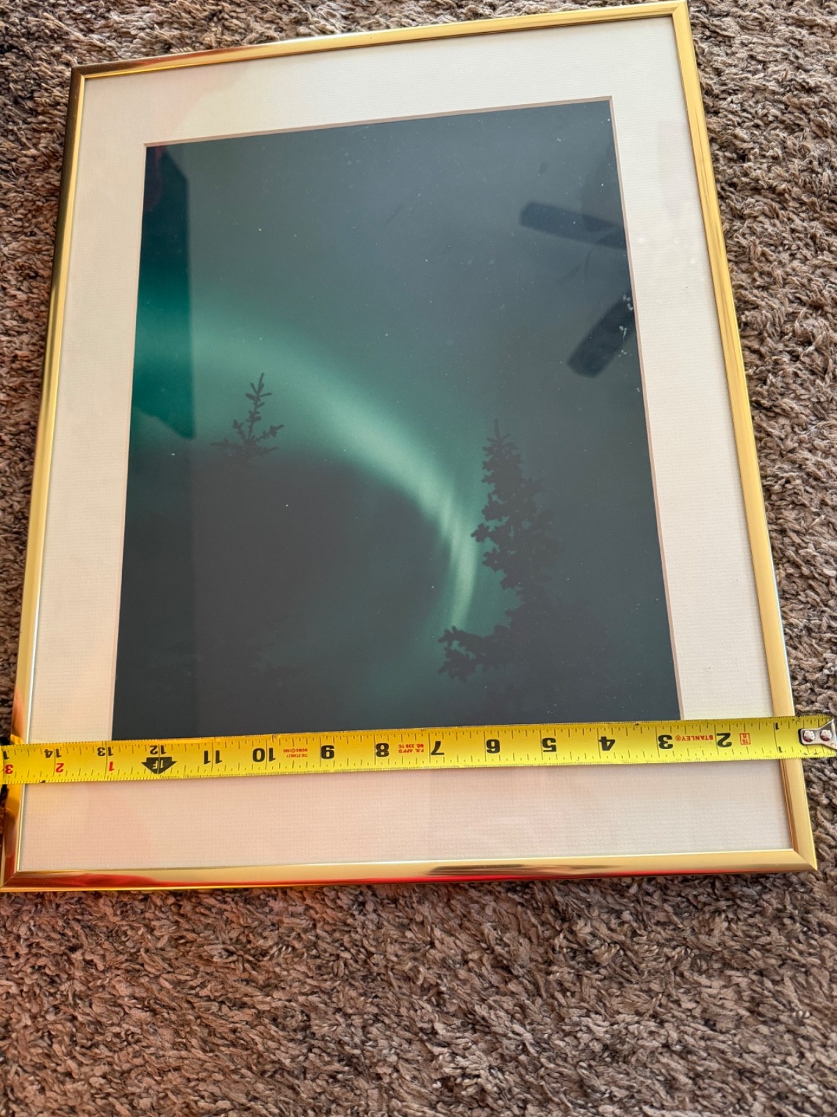 nature photography, nothern lights , framed photography