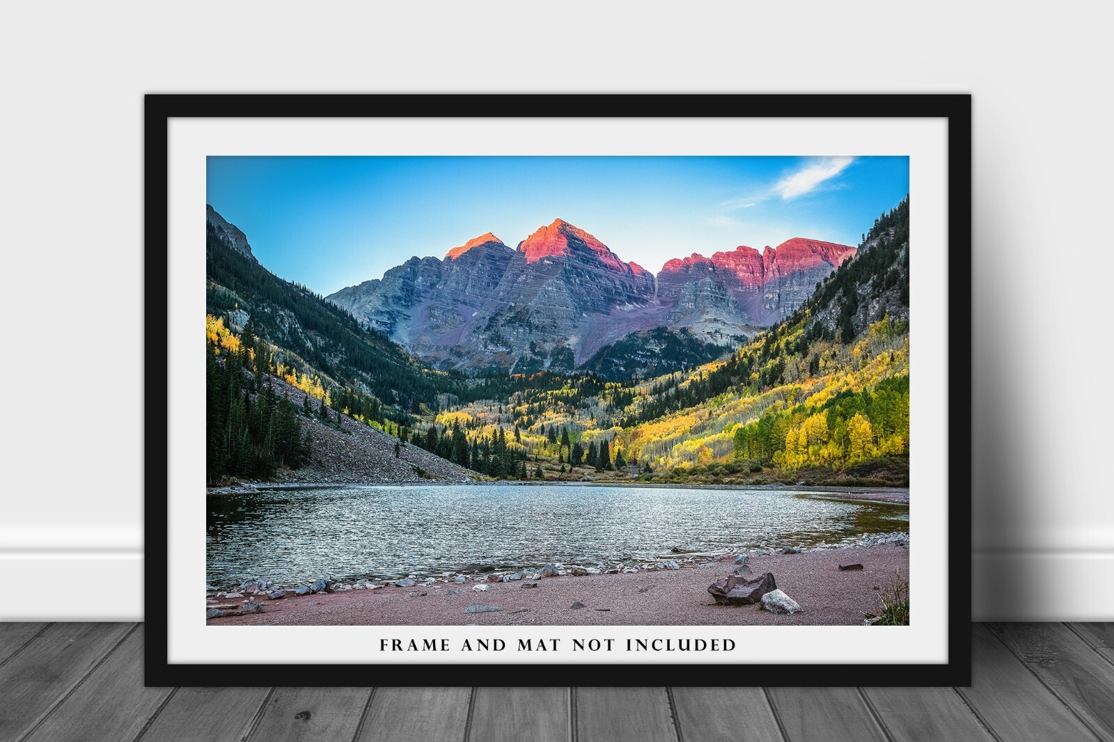 Rocky Mountains Photography Print – Picture of Maroon Bells in Colorado