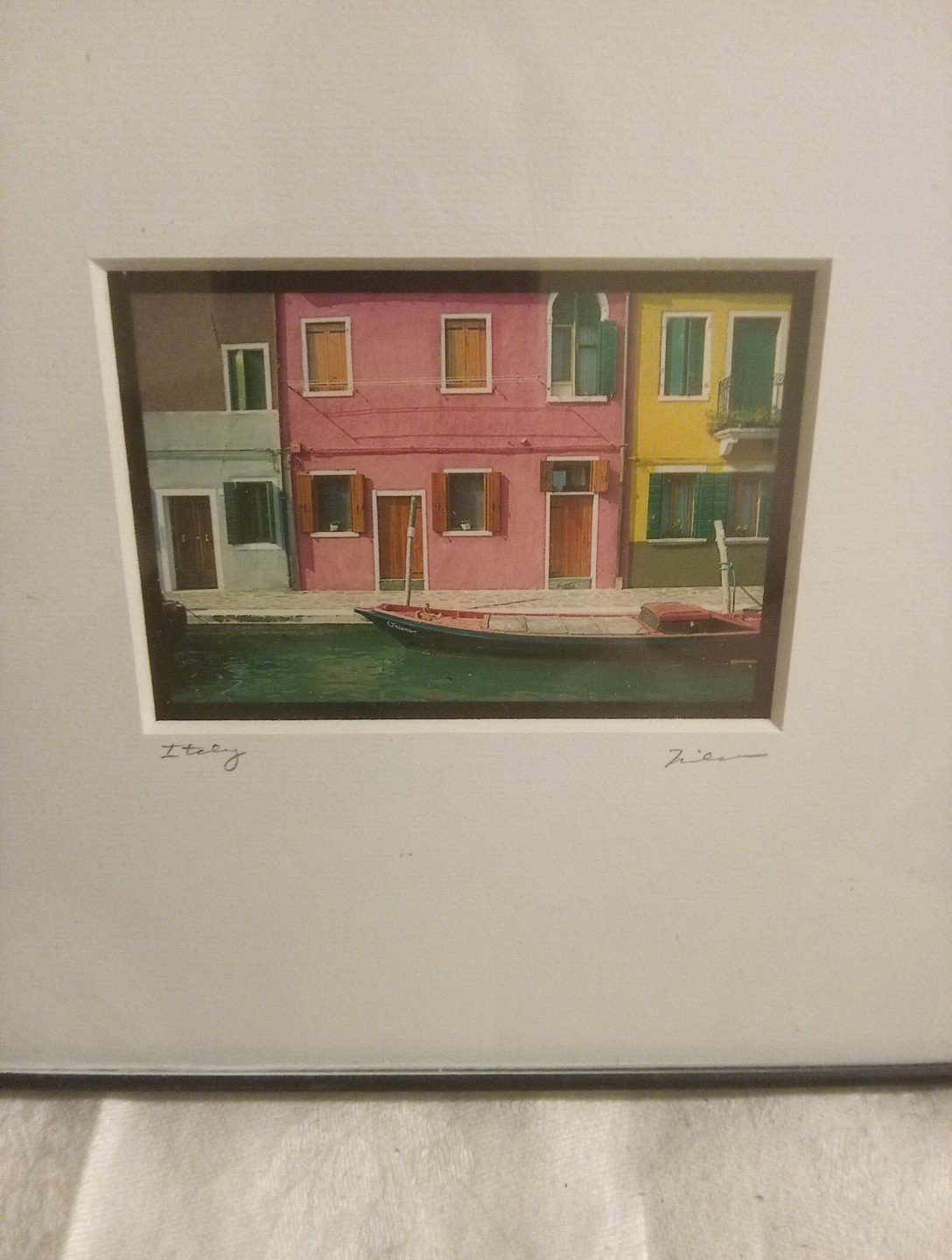 Jim Nilsen Signed Photo Print Italy Burano Beppu Gallery Framed Fine Art