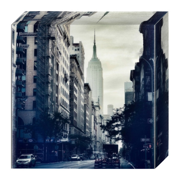 Gallery photograph mounted on canvas of the iconic Empire State Building