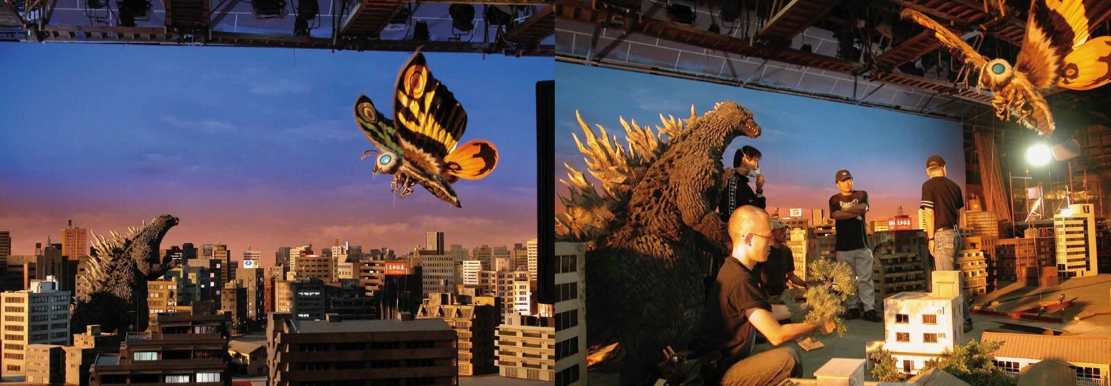 TOHO SFX MOVIES AUTHENTIC VISUAL BOOK vol.57 Godzilla 2003 vol.58 Mothra 2003