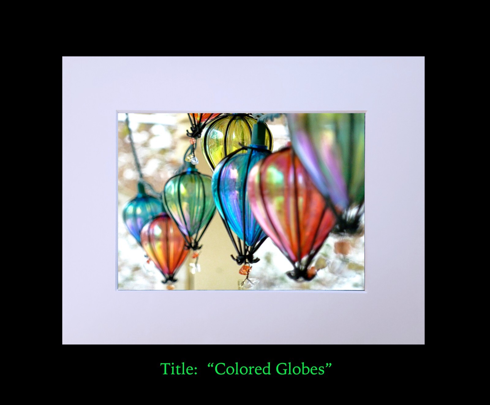matted photograph, 5″x7″ print, mounted 3/16″ foam with 8″x10″ single white mat