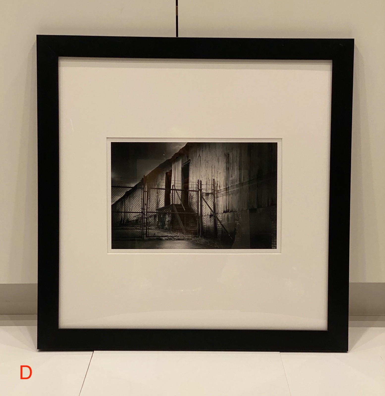 Black & White Wooden Frame Photography Art Work Collection