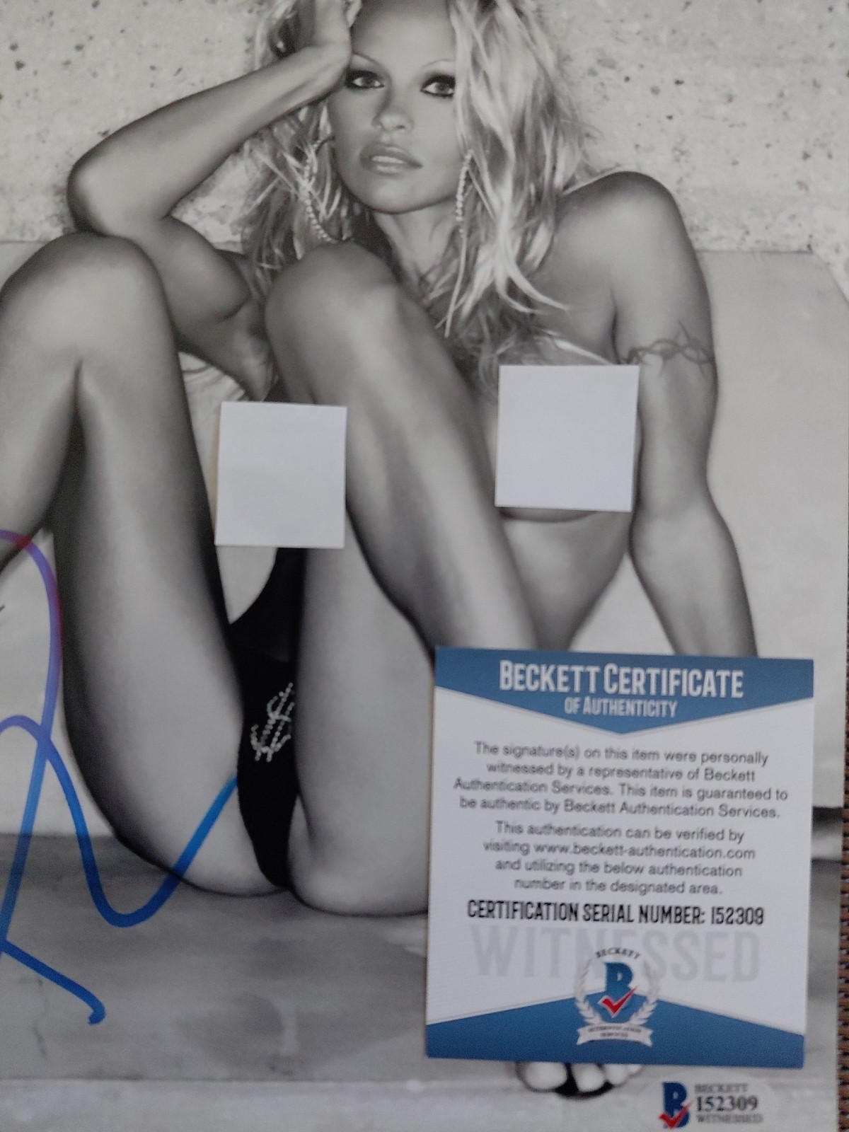 Pamela Anderson * Baywatch LAST ONE ! Hand Signed 8×10 Autograph Beckett COA