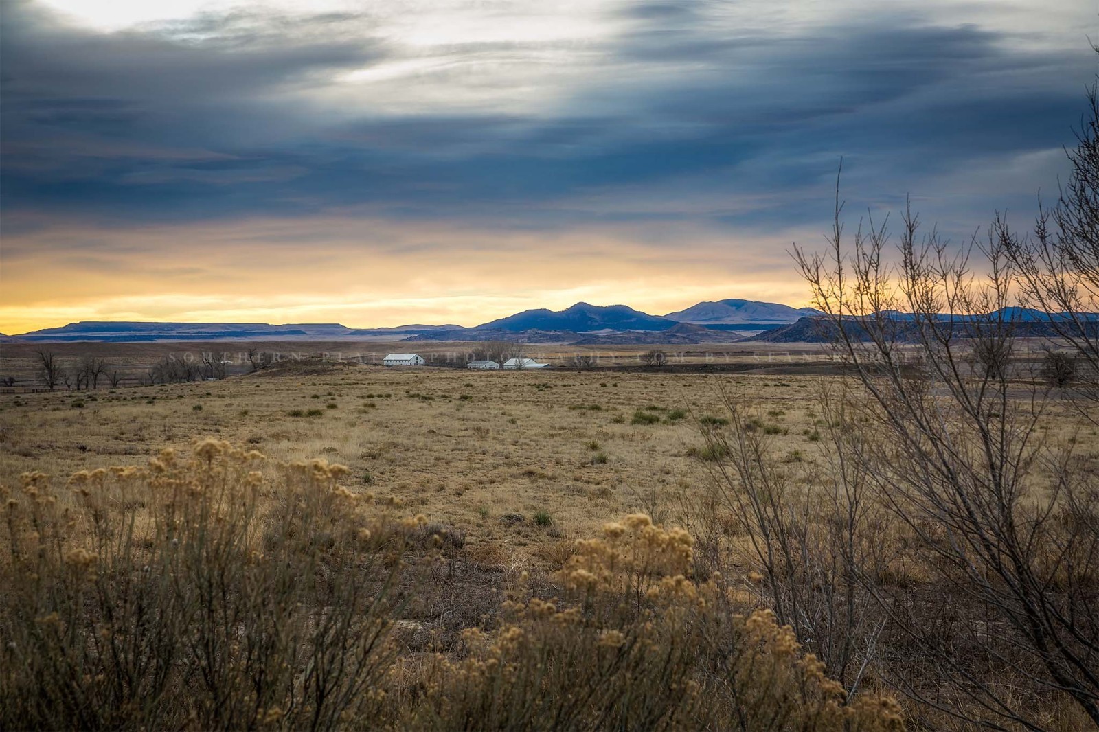 Rocky Mountains Photography Print: Raton New Mexico Sunrise Western Landscape