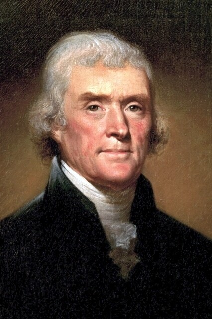 New Photo: Thomas Jefferson, Founder & President of the United States – 6 Sizes!