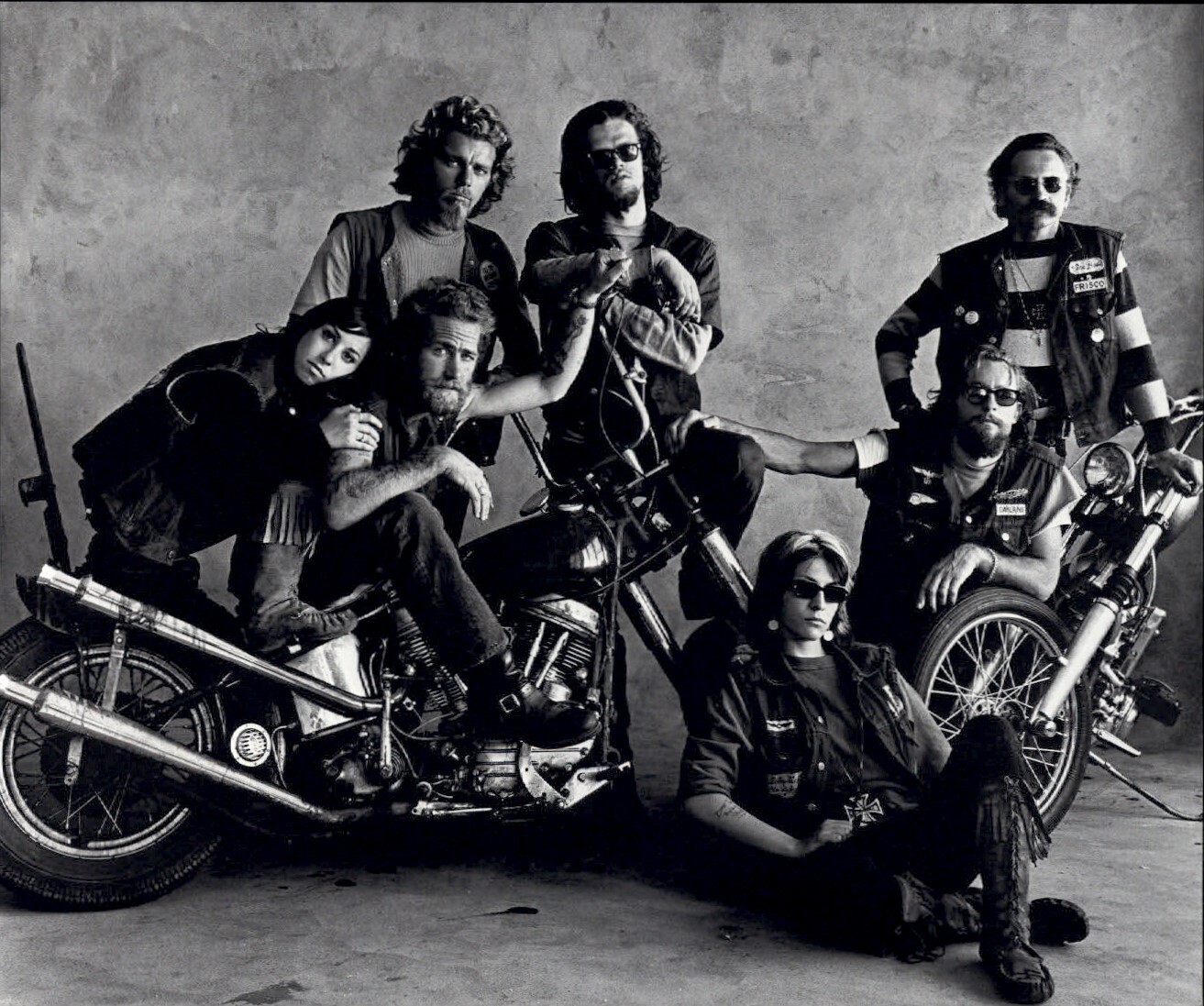 1984 Irving Penn 1967 Hell’s Angels San Francisco Motorcycle Art Photo Engraving