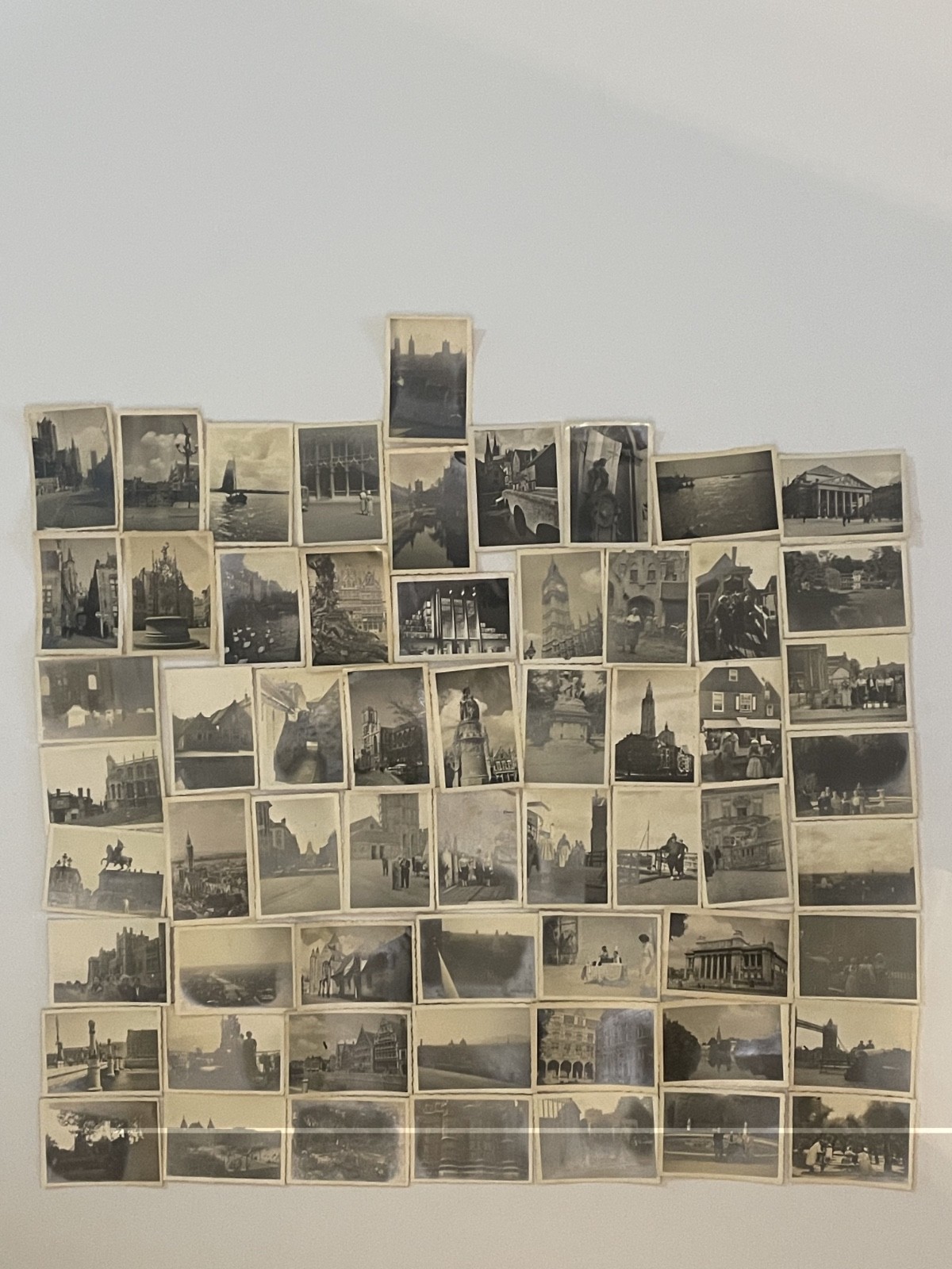 60 Original 1950s Travel Photos – Worldwide Landmarks & Cities – Collectible Lot