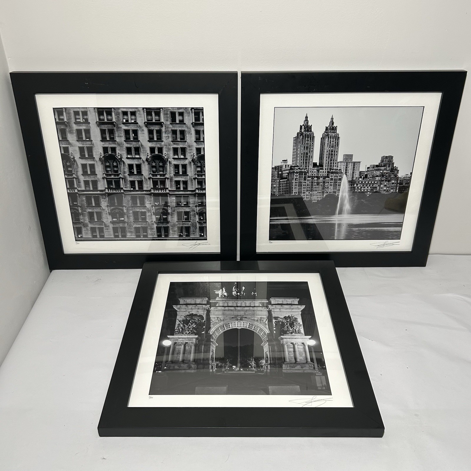 3 Metroscap NYC Manhattan Buildings Architecture Hardscape City Life B&W Prints