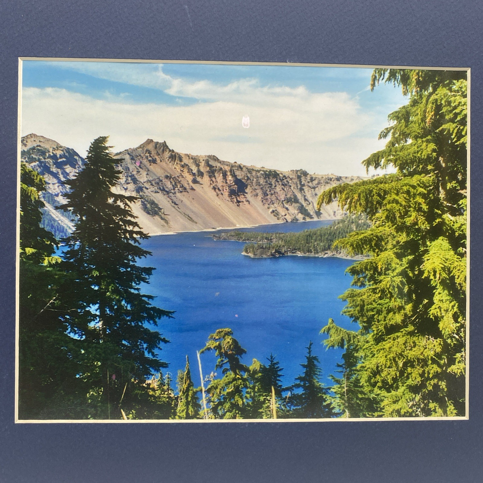Matted Lake Mountains Landscape Photo Print 11 X 14 Wall Art Gallery Decor
