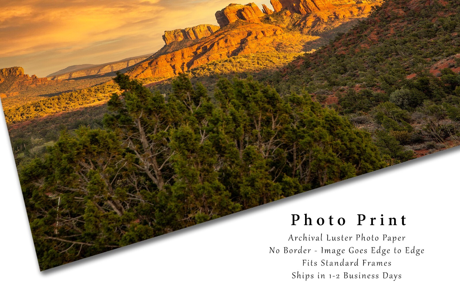 Southwest Photography Print – Picture of Cathedral Rock in Sedona Arizona