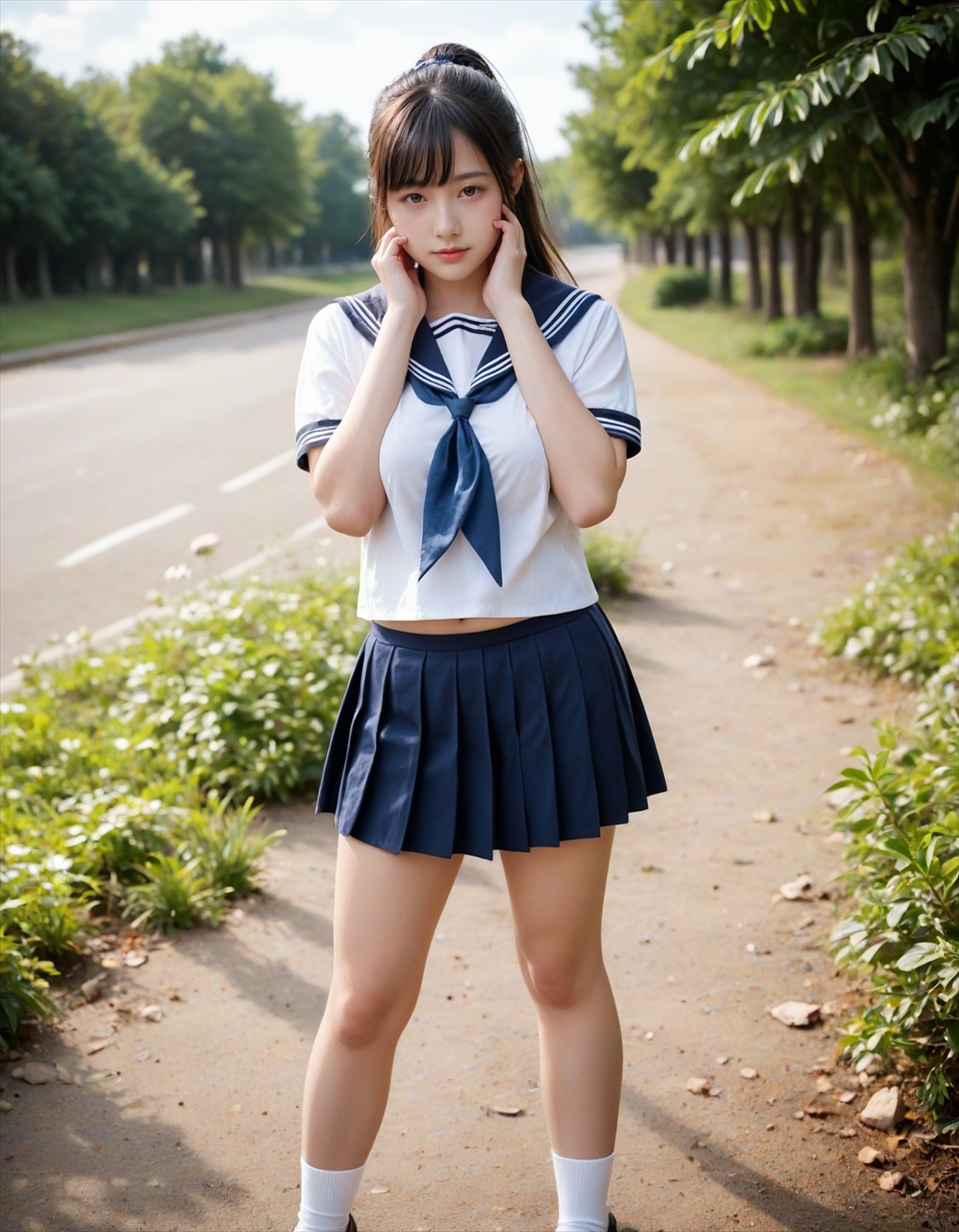 No nudity / AI Girl / aigirl / Asian cute girl (500 images digital download)