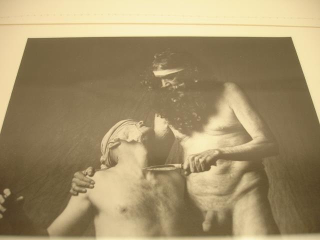 Original signed Photograph framed Paul Schroeder Denver Artist 1993 Male Nudes