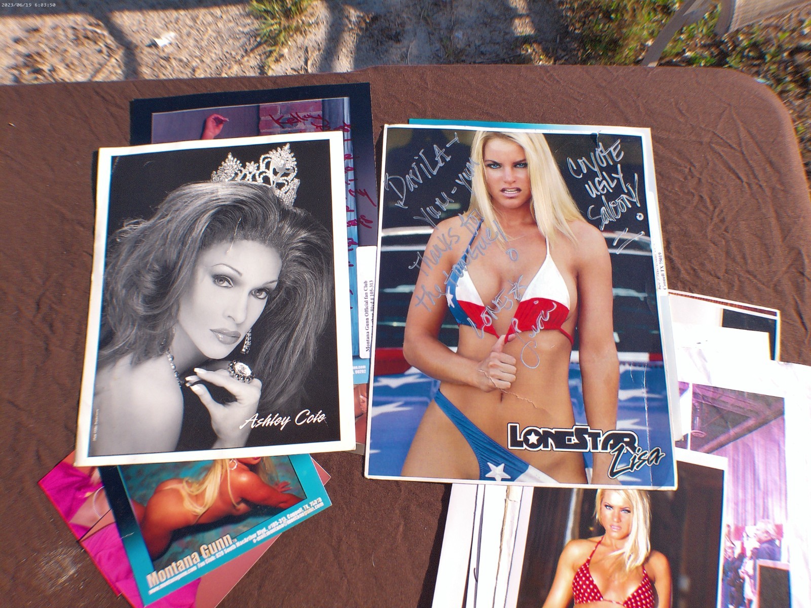Large lot of Stars signed photos