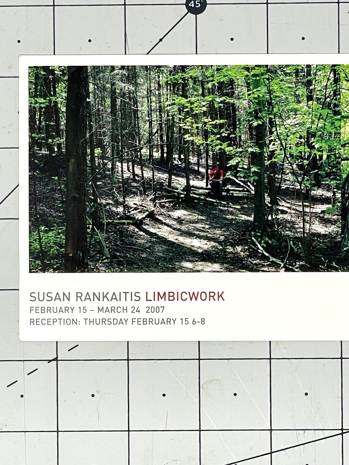 Susan Rankaitis (b. 1949) Art Announcement Card 2007 – Limbicwork