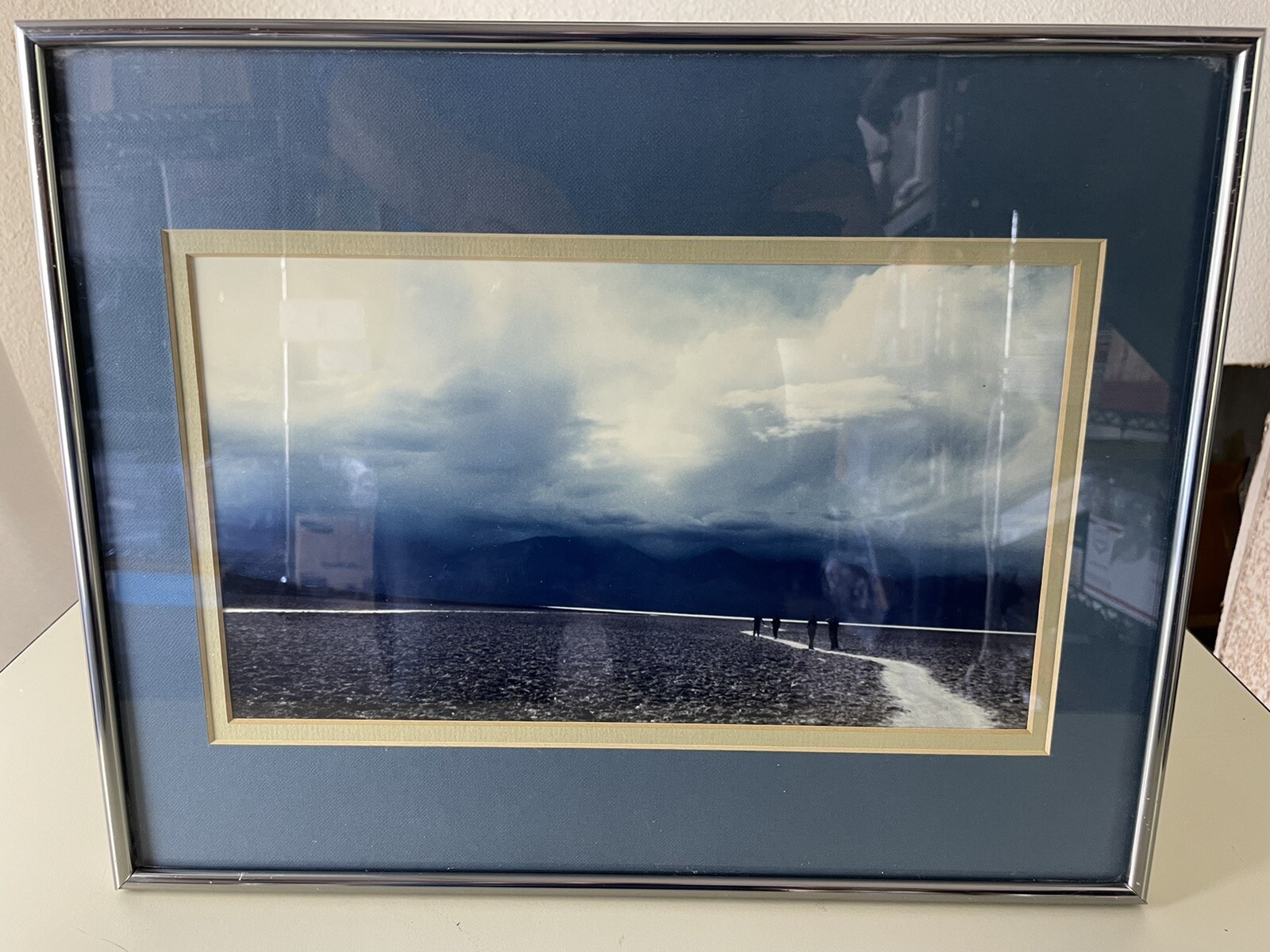 BADWATER Landscape Death Valley Pinole Camera Club Silver Framed 11”x 14” 1988