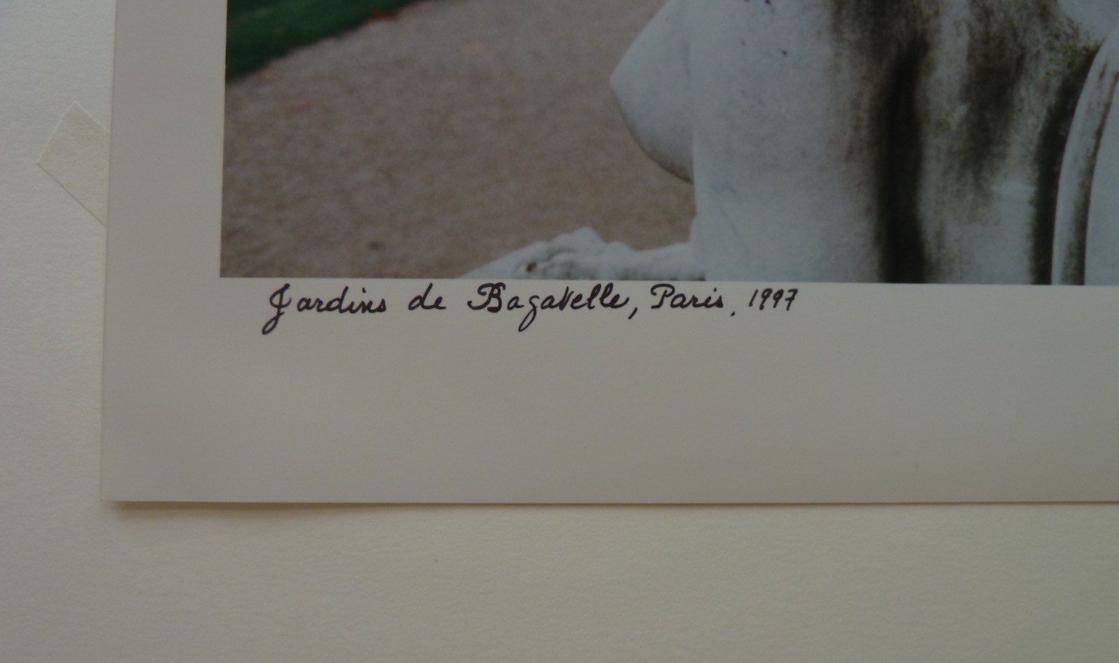 Jeannie Baubion-Mackler Photograph of Jardins de Bagatelle,Paris 1997