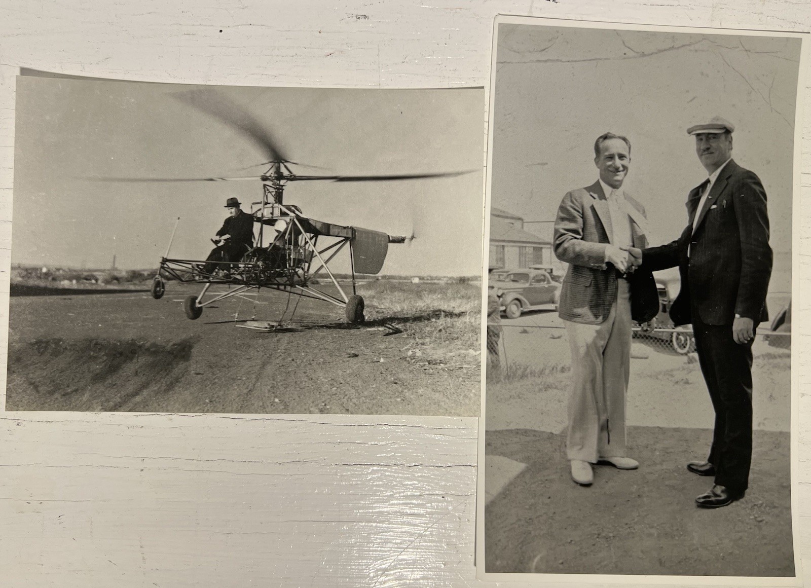 Aviation Pioneer Igor SIKORSKY Piloting The Vought-Sikorsky VS-300 Helicopter