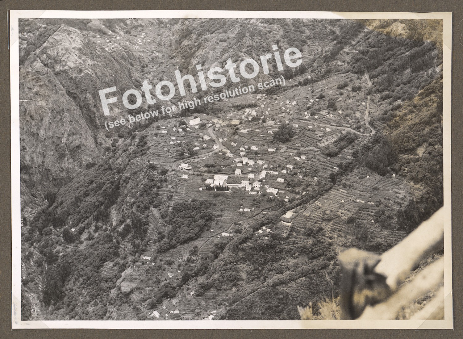 4x Photo Madeira – Nun Valley Curral das Freiras Câmara de Lobos 1960s