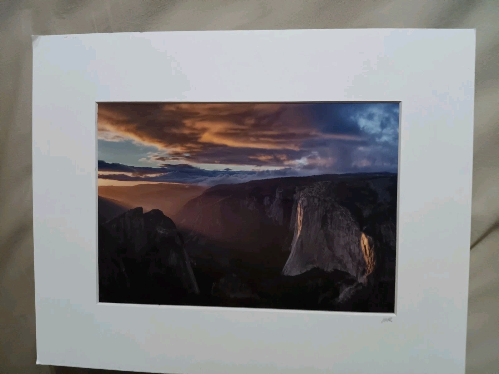Mike Reeves, Sunset, Taft Point, Yosemite National Park Photograph 2016