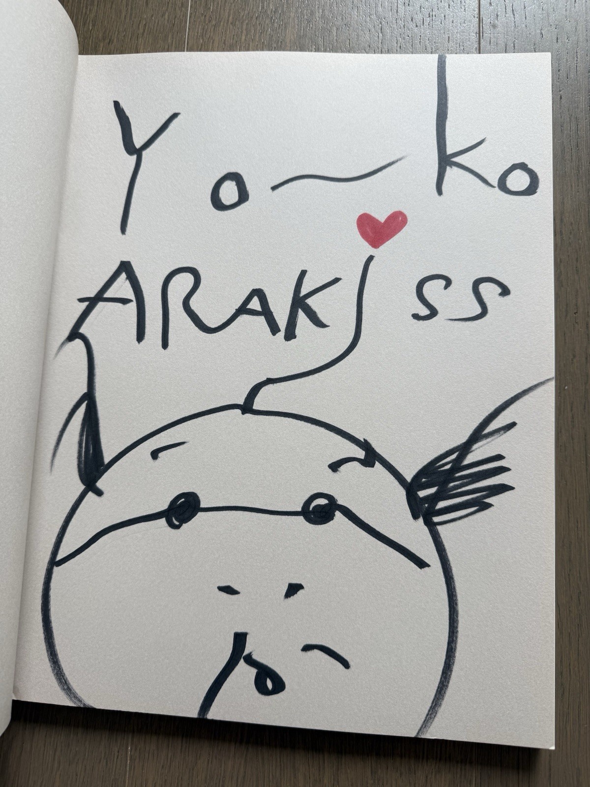 🎈SIGNED w Drawing! Nobuyoshi Araki – HANA-JINSEI, 2002 Japan Limited Ed, Unique