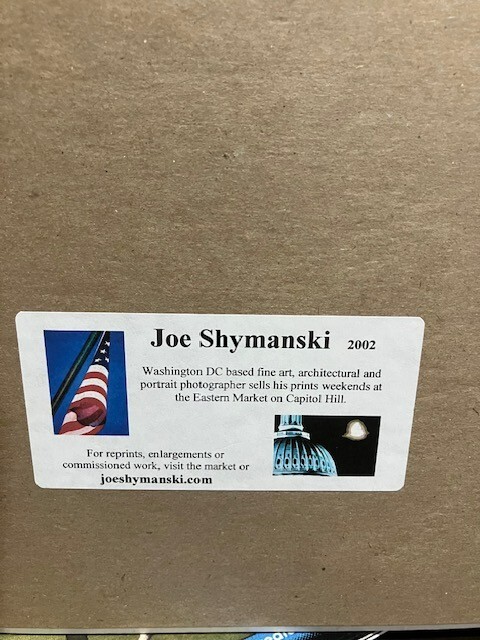 Joe Shymanski Signed/Matted Limited Edition Photograph/Print – US Flag in Color