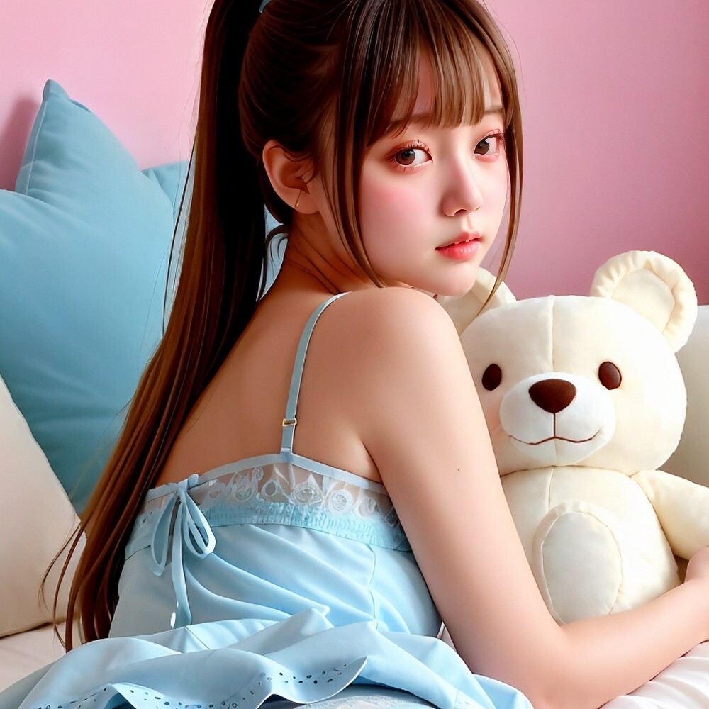No nudity / AI Photo Art / asian cute girl (500 images digital download)