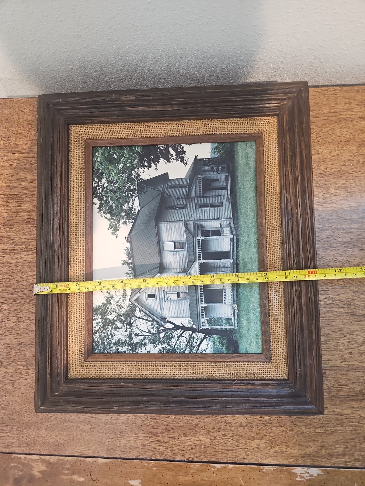Richard Esterman Autographed Signed Vintage Farmhouse Sandusky Ohio Framed Art