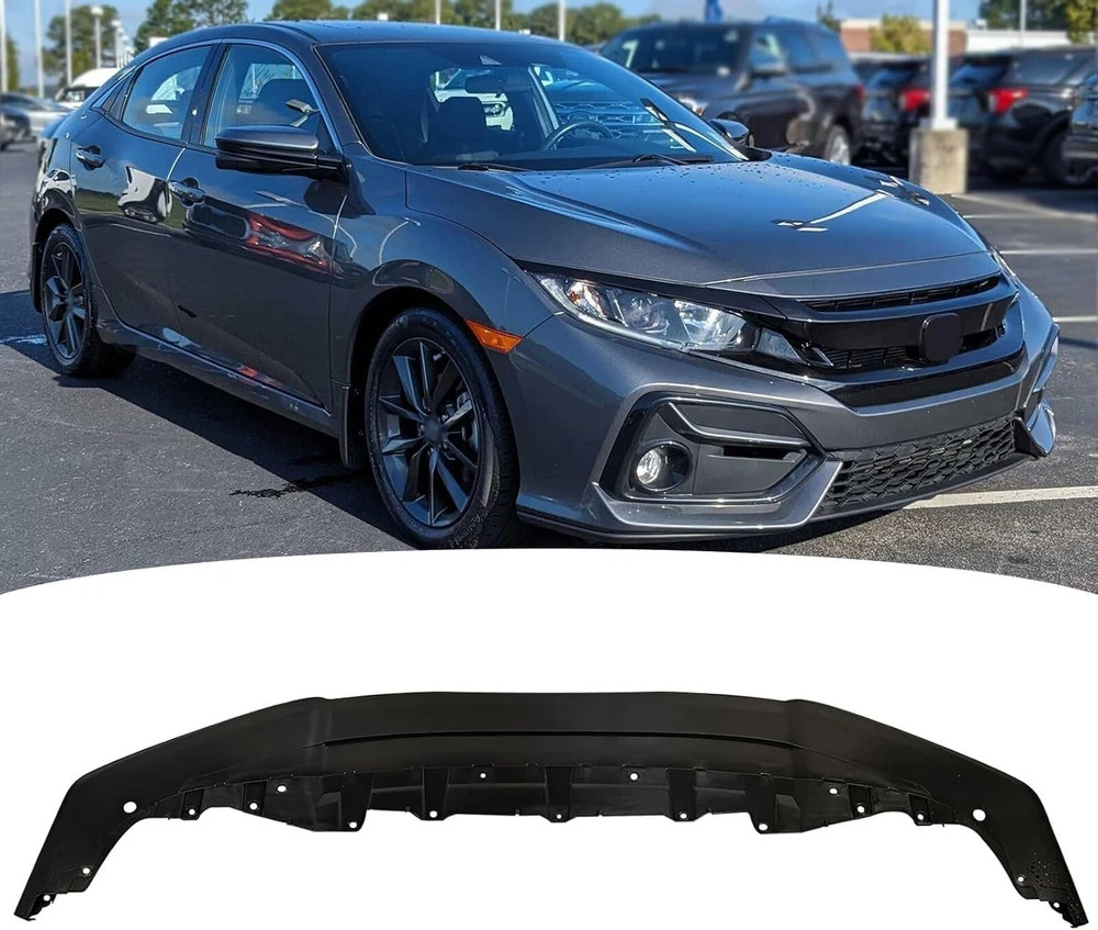 Front Lower Bumper Cover Grille Face Bar Fit for 2017 2018 2019 Honda Civic Hatc