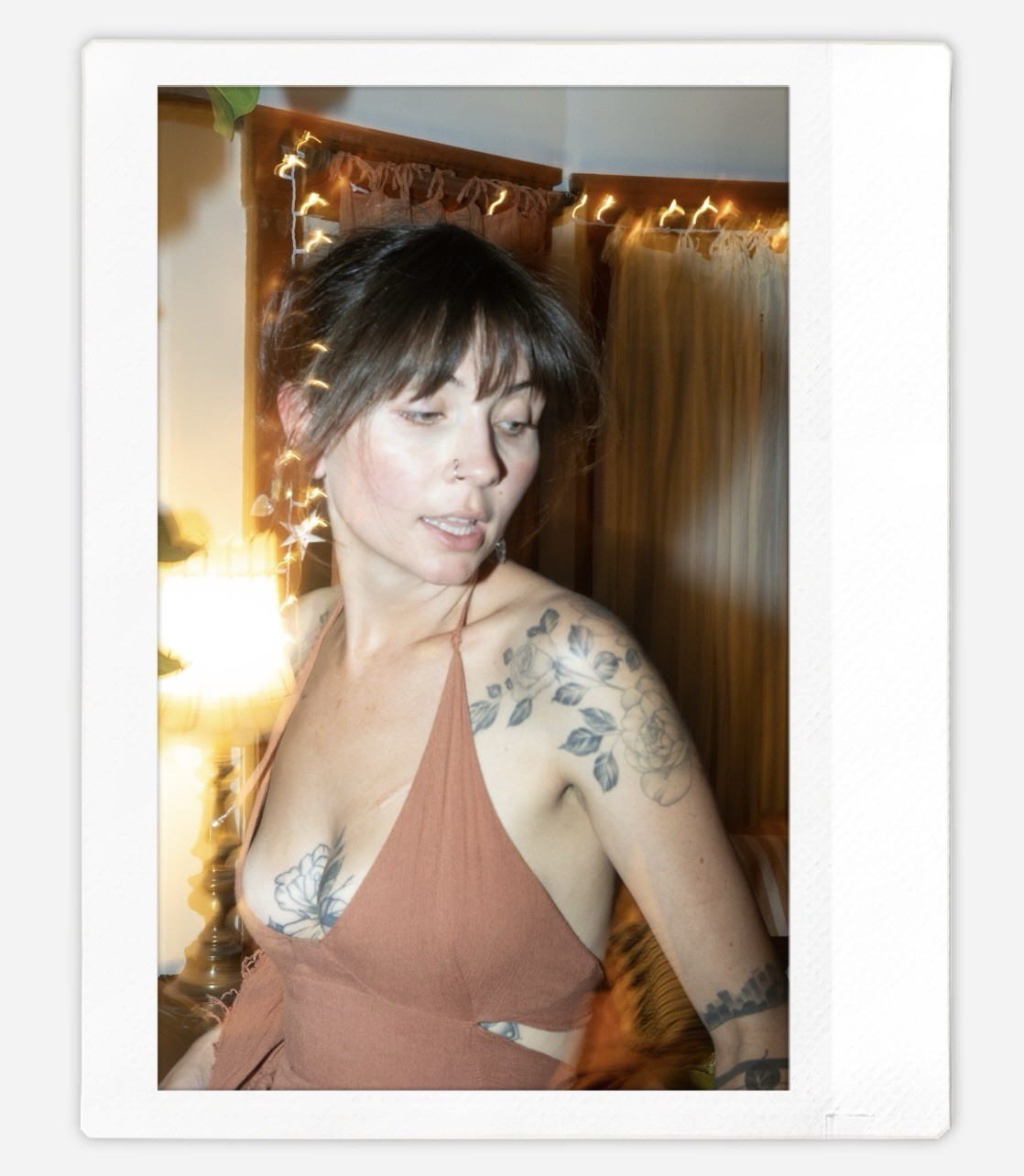 Art model Sawyer Instax Wide Photo Instant Film Print Signed By Artist
