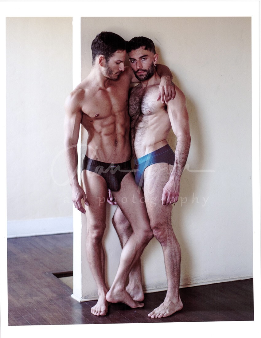 11 X 8.5 Alan Lyon Original Male Photo gay interest (12) Nice Alex & Marcellus