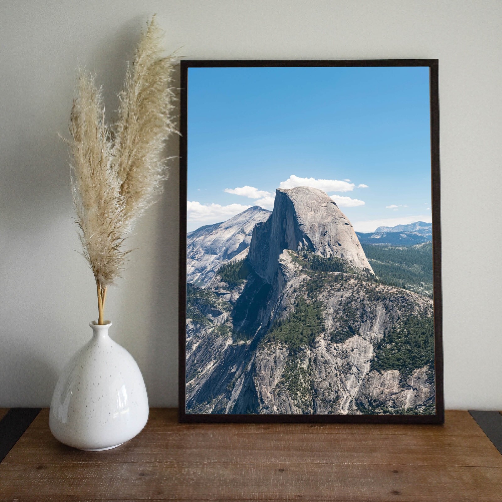 Half Dome Yosemite Glacier Point Wall Print, Yosemite National Park Photography