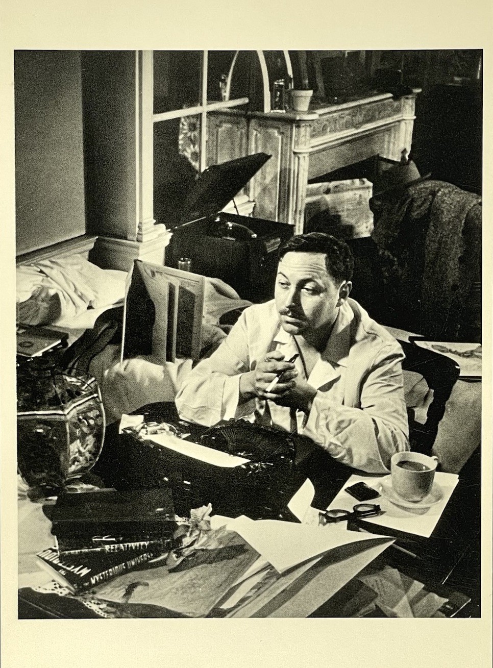 Tennessee Williams 1947 Fotofolio Art Print Card Photo By W. Eugene Smith