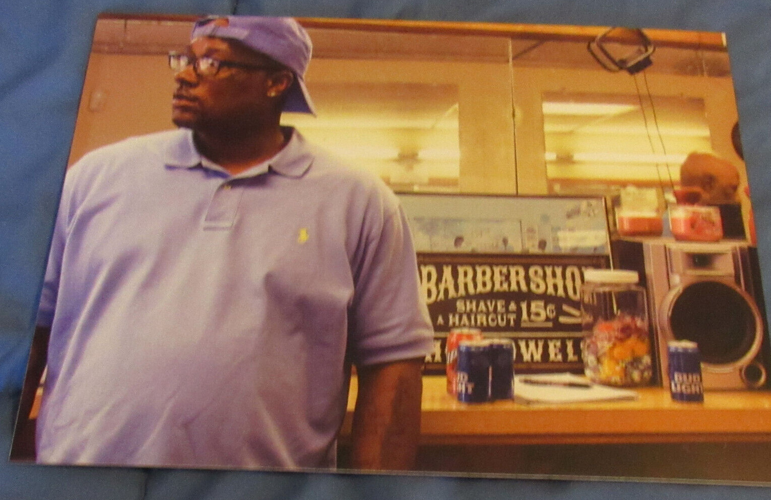 2016 RHEA LIGHTNER, Photo, African-American Male in Barbershop; 9 1/2″ x 13″