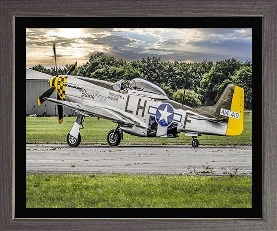 WWII North American P51D Mustang Signed Limited Edition Photographic Print