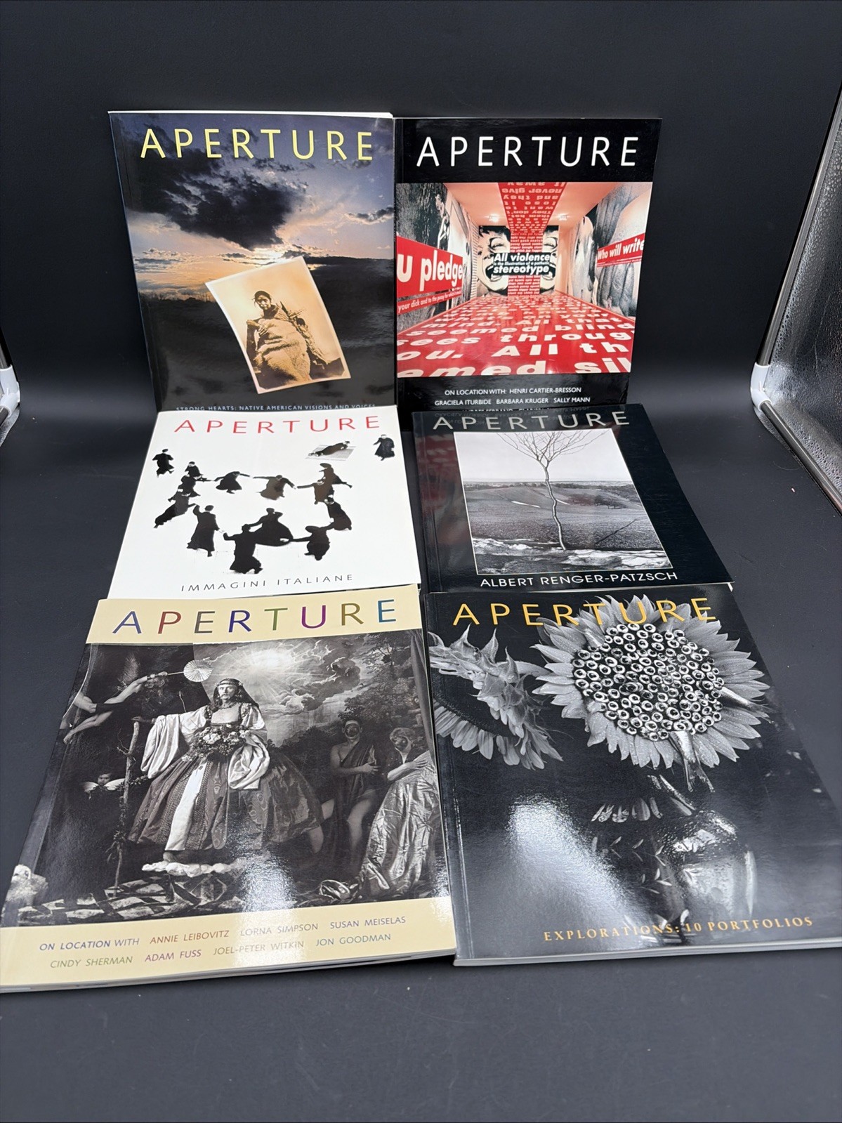 Lot 6 Aperture Photography Magazines #130-133 138 139 Art Photo Journals
