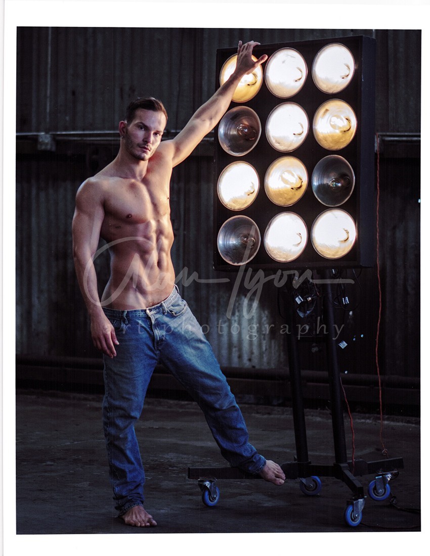 11 X 8.5 Alan Lyon Original Male Photo gay interest (5) Marcellus lights