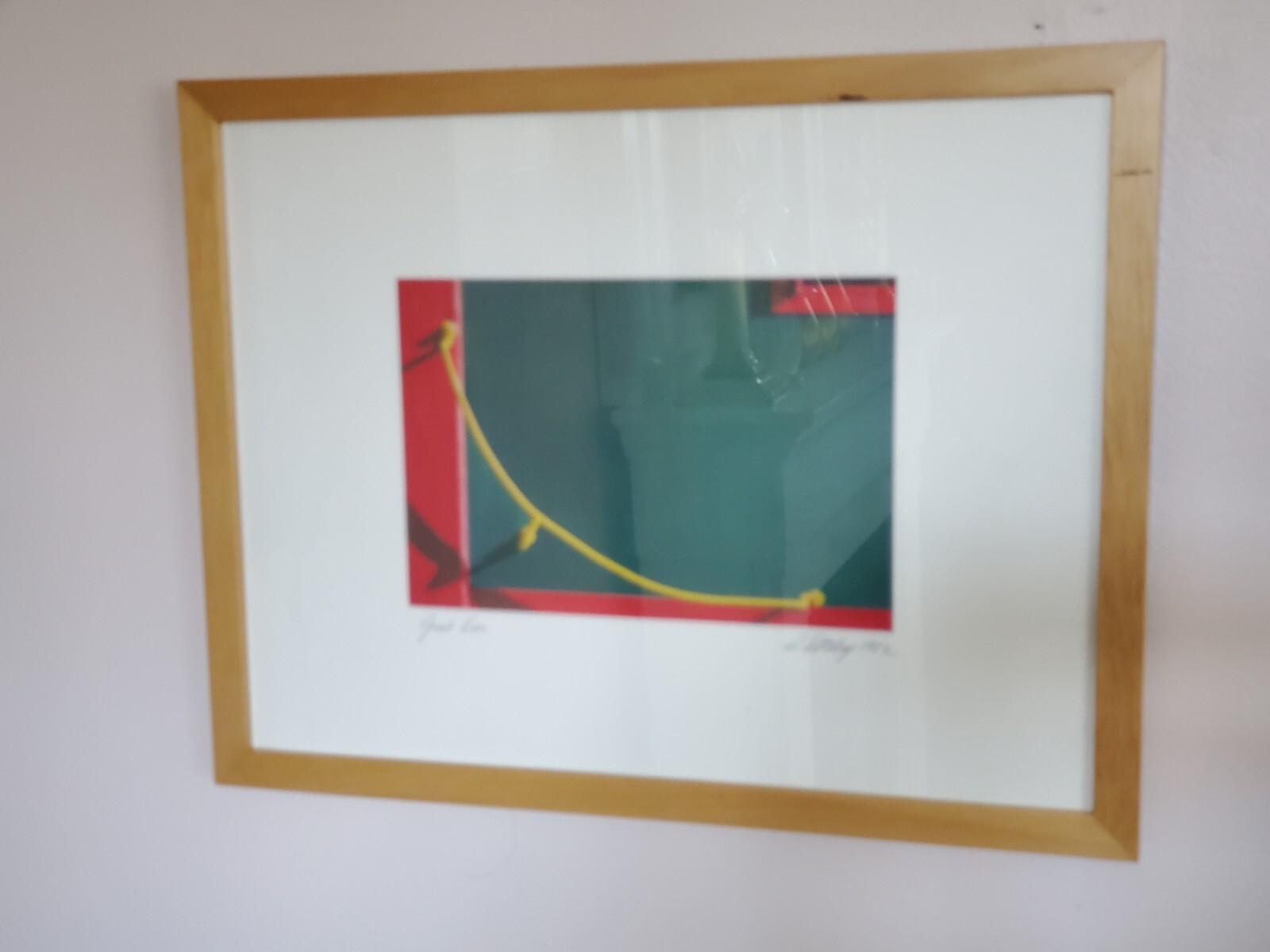 Photographic Art Work by David Ritchey. Signed and dated. Title: “grab bar”